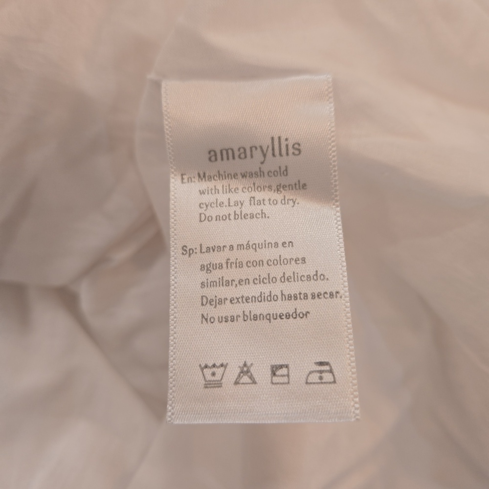 Amaryllis x Dani Austin White Cotton Eyelet Keyhole Balletcore Fairy Dress 1X - Picture 15 of 15